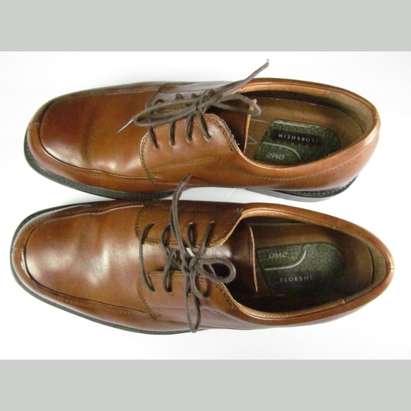 Florsheim DM2 Split Toe Shoes 8.5W Leather Uppers - Picture 4 of 8